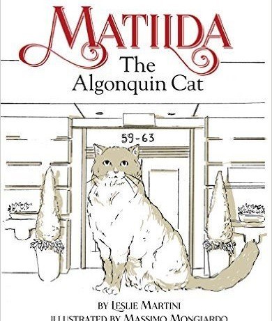 libro hotel Algonquin tiene gatos
