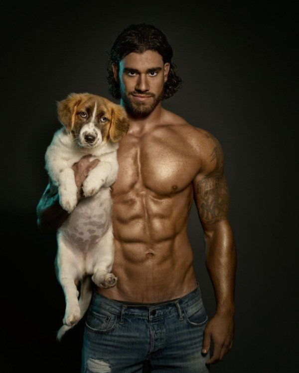 modelos con perros