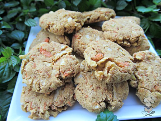 Receta galletas caseras para perro de manzana, zanahoria y melaza1