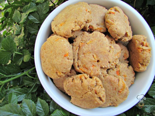 Receta galletas caseras para perro de crema cacahuate y zanahoria